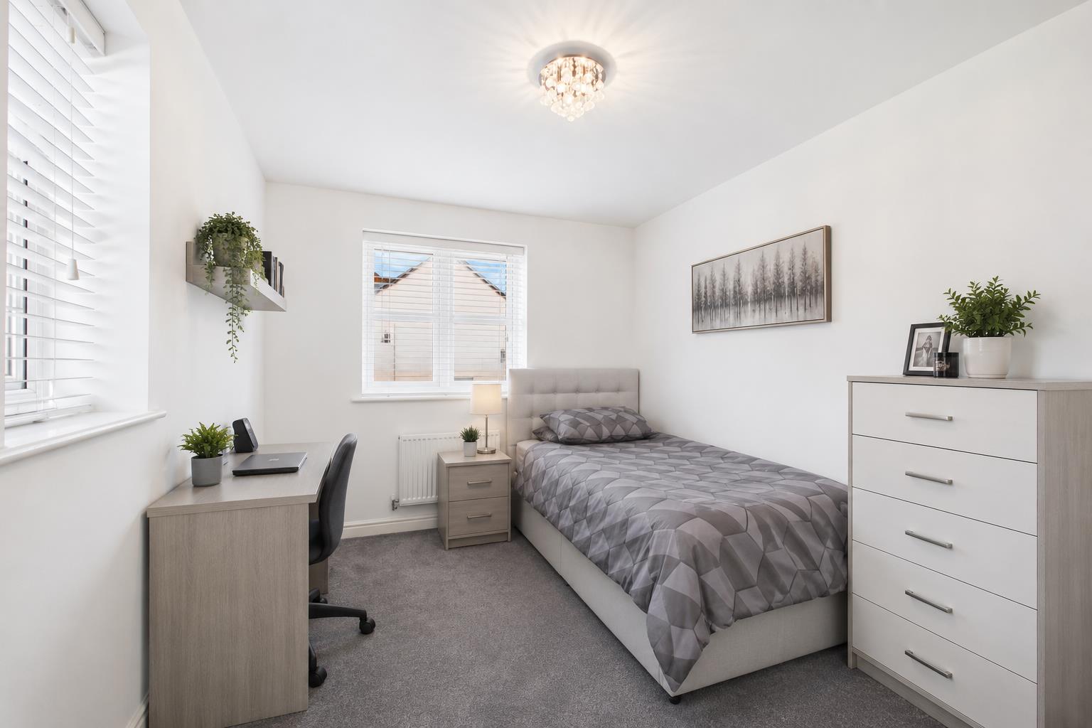 Bedroom Three Staged